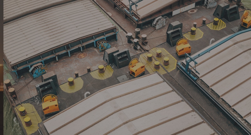 loading docks aerial view