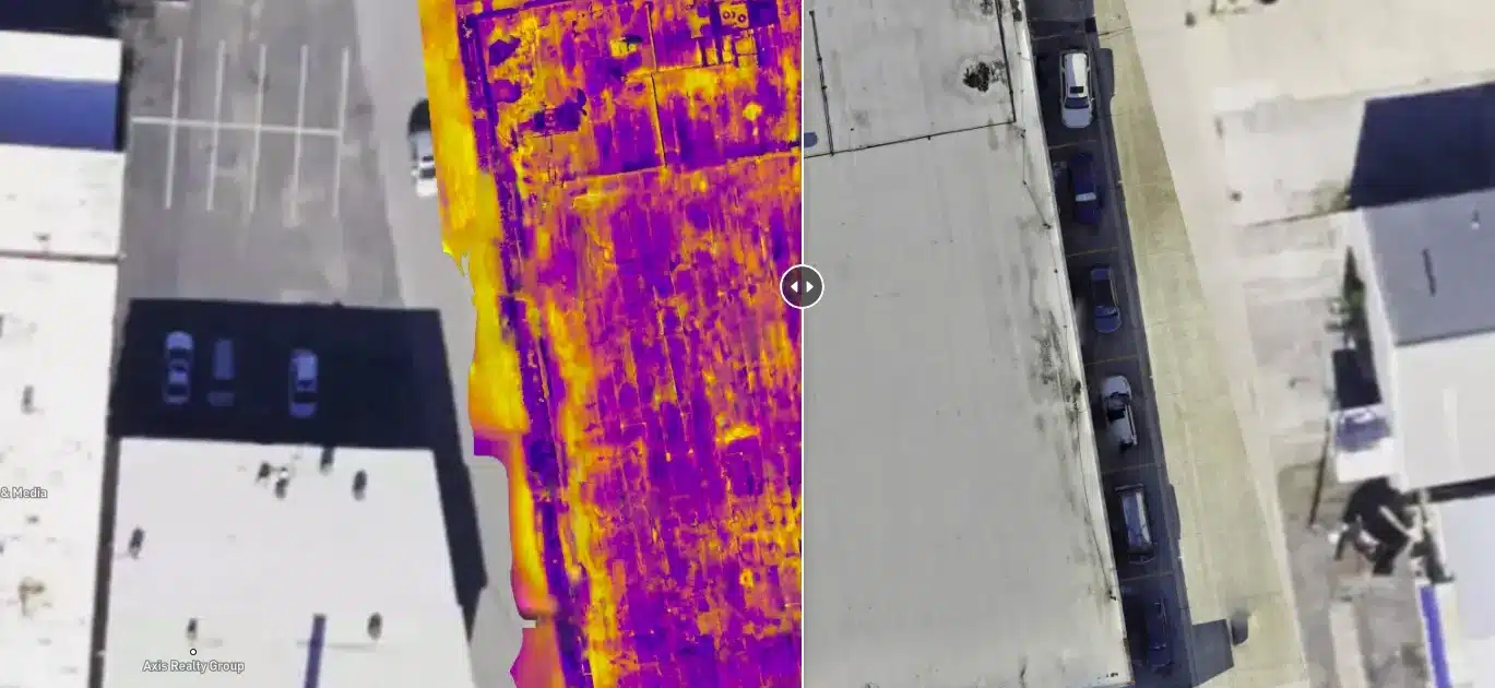 roof inspection with thermal imaging