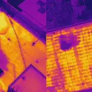 roof inspection with thermal camera